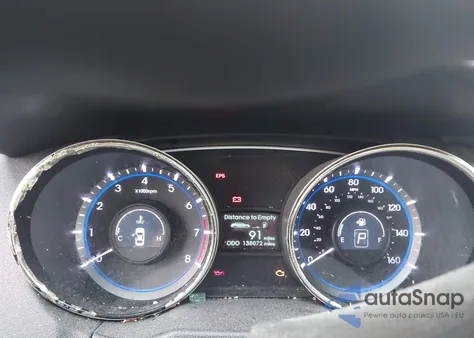 2013 Hyundai Sonata Gls z USA, uszkodzony, nr VIN 5NPEB4AC9DH629376